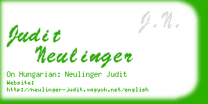 judit neulinger business card